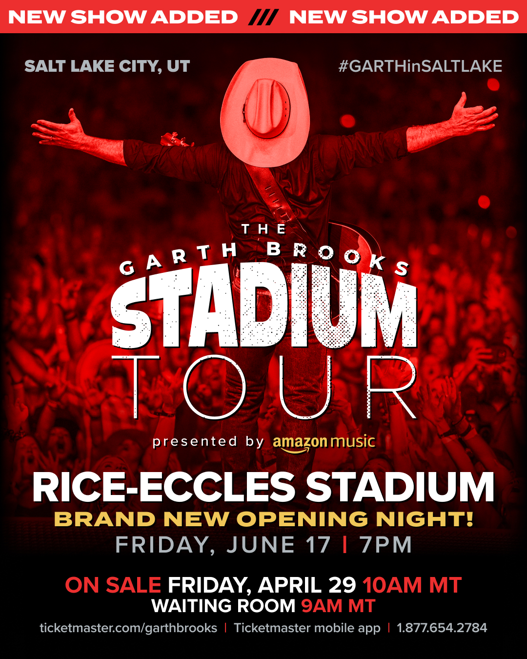 Garth Brooks Adds Brand-New Opening Night for Salt Lake City – Stadium &  Arena Event Services